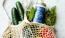 netted bag full of groceries on counter